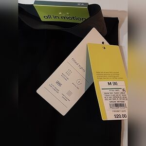 All in Motion Black Kids Leggings C13